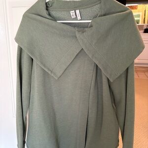 Z by Zella Shooting Star Drape Collar Cardigan